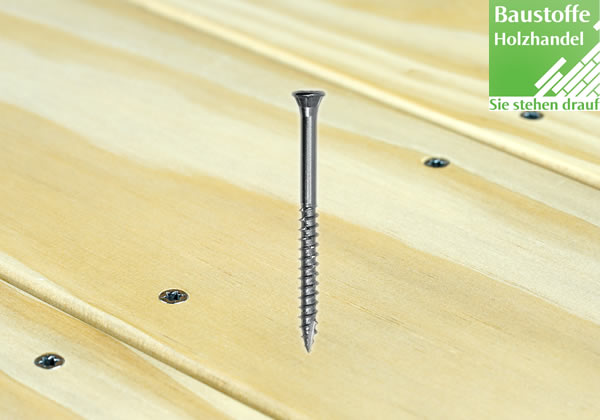 Terrassenschraube Edelstahl 5,0 x 50mm, 200 Stück