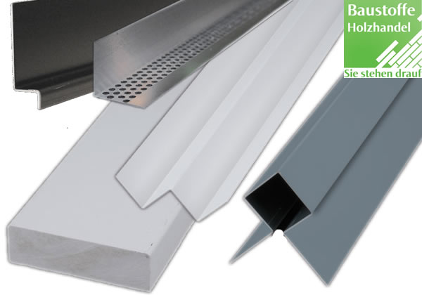 Zierleisten Trim, Winkel MetalTrim, Lüftungsprofile
