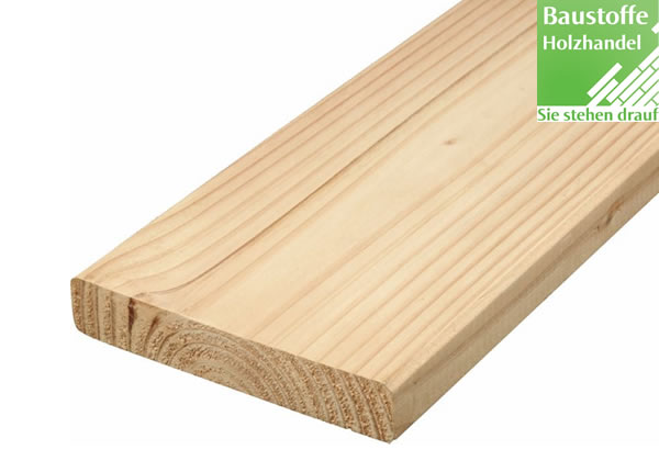 Douglasie Terrassendiele 26x143mm beidseitig glatt