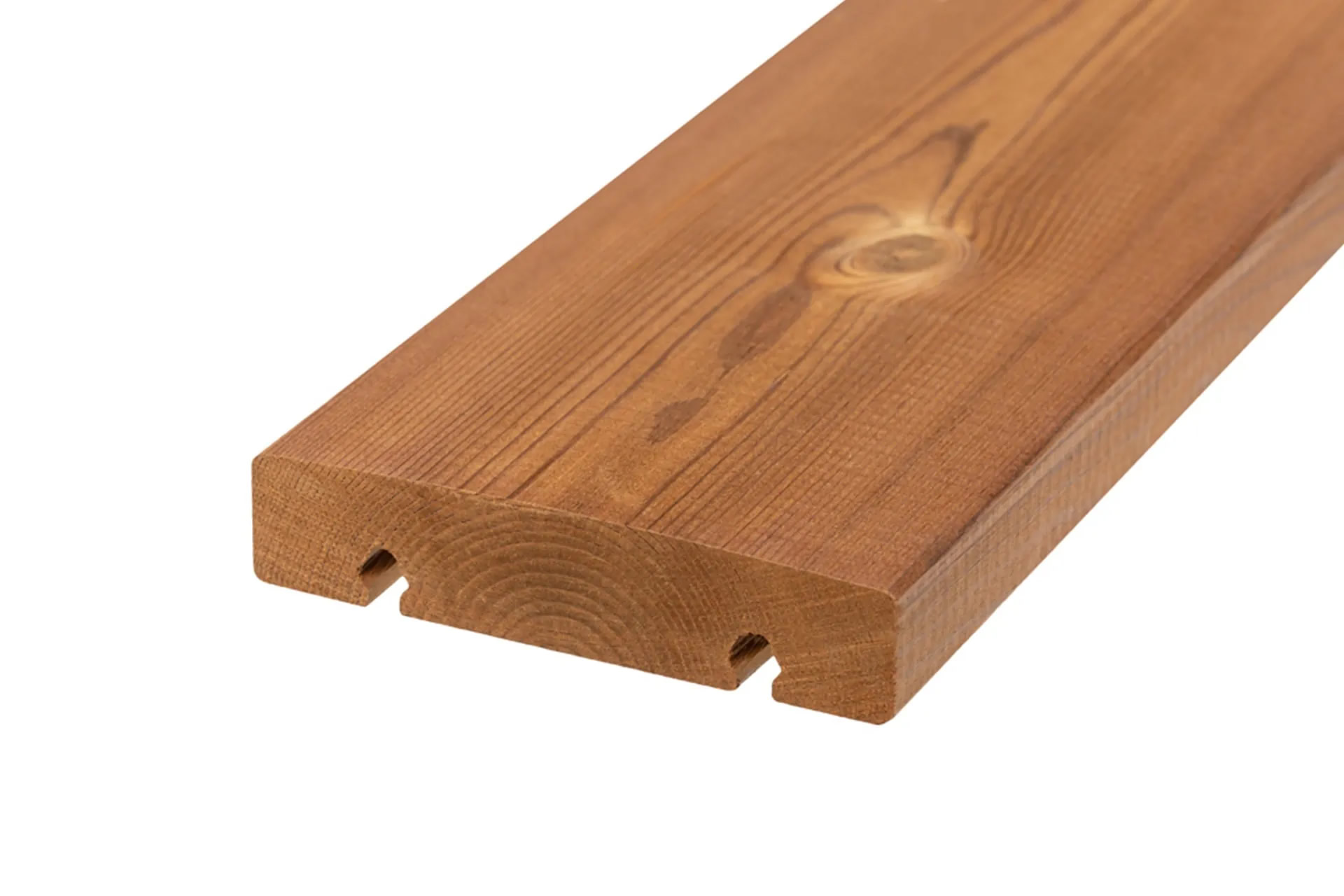 Thermo Kiefer Terrassendiele D45j glatt 26x118mm für Grad und Qlick System