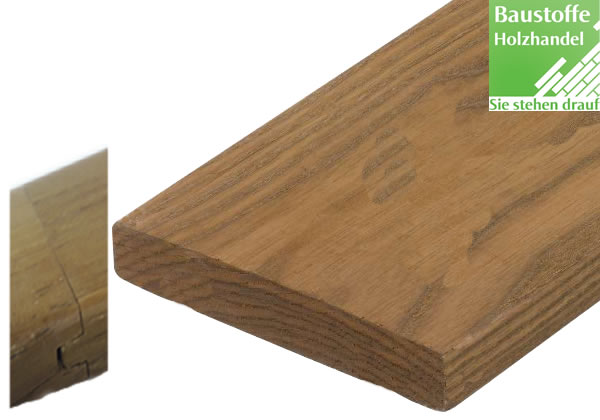 Thermokiefer Terrassendiele 21x130mm glatt