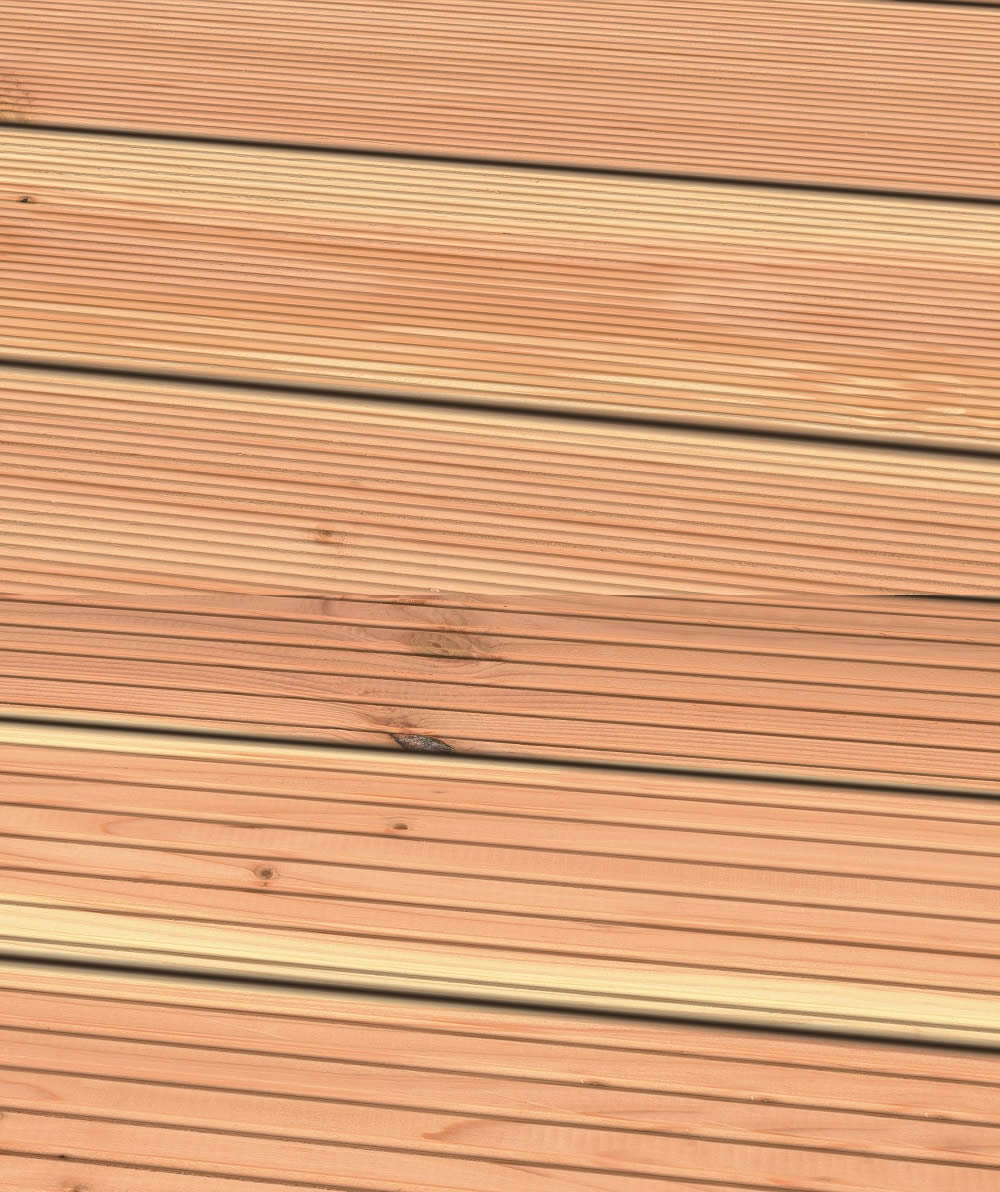 Douglasie Terrassendiele 26x145mm genutet / geriffelt