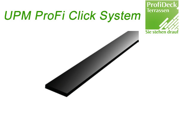 UPM ProFi Click  Schallschutzband Quiet Tape zum Einlegen in die Aluminium Unterkonstruktion. Das Band dämpft Schallschwingungen und sorgt so für eine wirkliche Ruheterrasse!