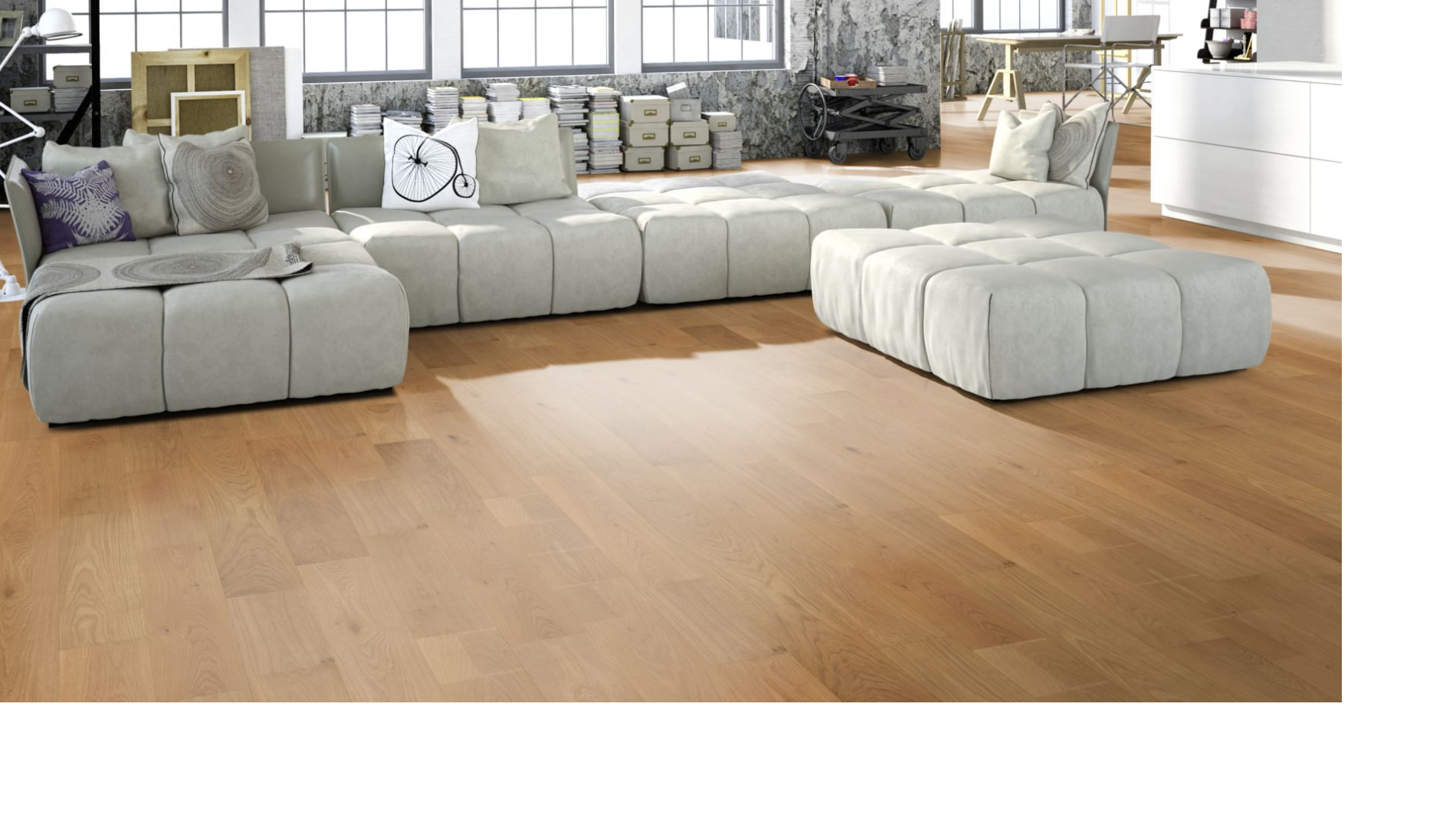 Massivholzdiele Eiche 10x100mm Eleganz/Natur roh, geschliffen