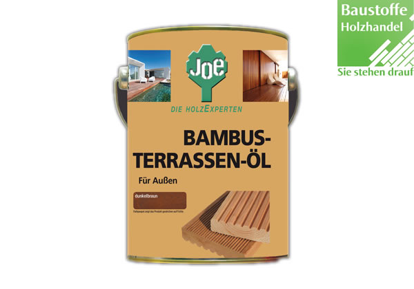 JOE Terrassenöl Bambus in dunkel- und hellbraun 2,5Liter