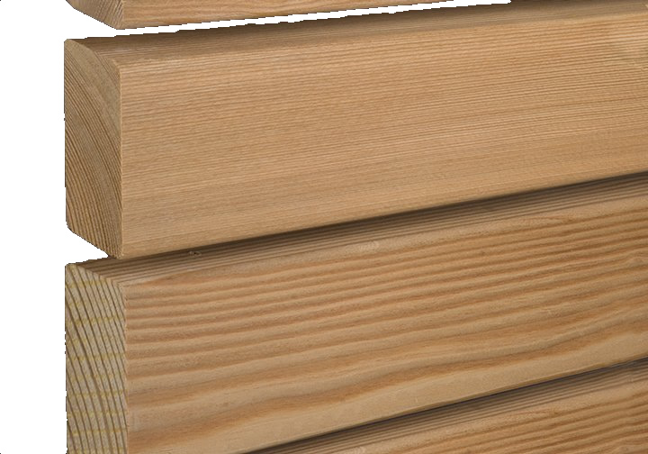 Sibirische Lärche Rhombusleiste 21x68mm Kanten gefast