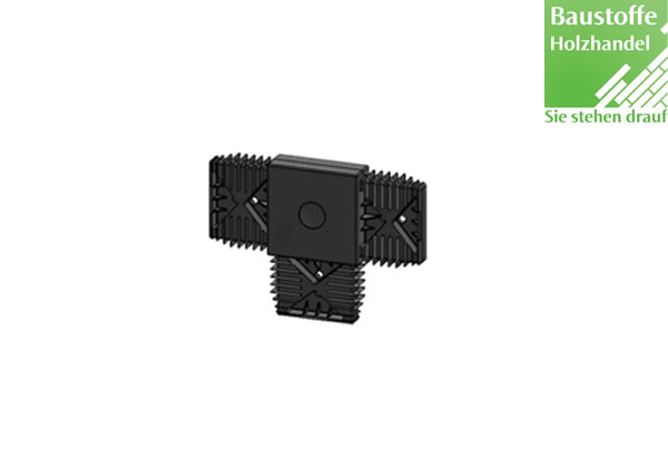 T-Verbinder für Unterkonstruktion 20x60mm in 2,0m VE = 25 Stück