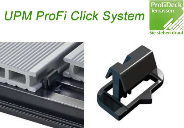 UPM ProFi Click Clip zur Dielenbefestigung