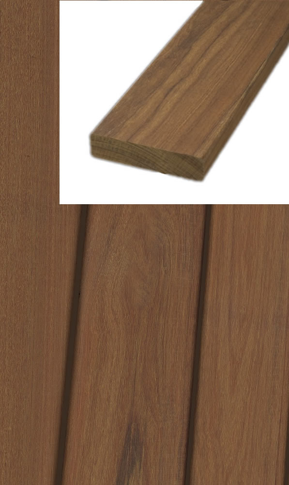 Ipe Terrassendiele 21x90mm vierseitig glatt gehobelt