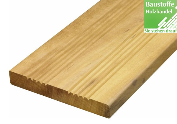 Garapa Terrassendiele 25x145mm französchisch-glatt