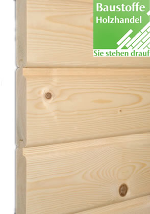 Kombiprofil Fase/Softline, gehobelt nordische Fichte