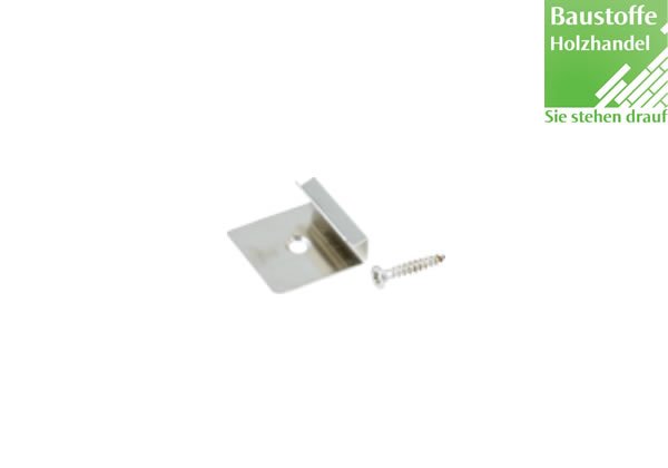 WPC Terrassen Startclips Edelstahl  für WPC und Aluminium UK