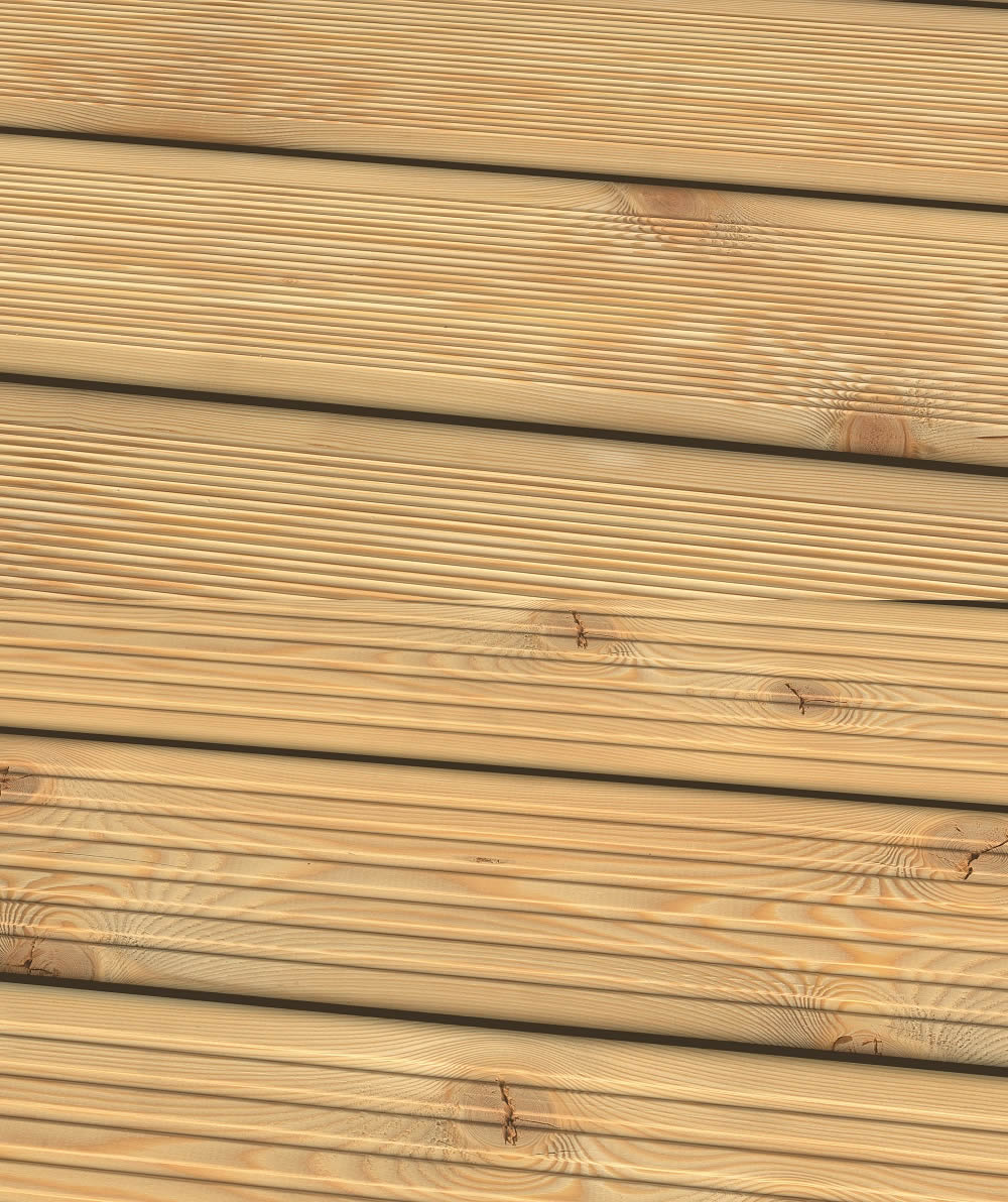 Terrassendiele Lärche sibirisch 26x143mm geriffelt/genutet