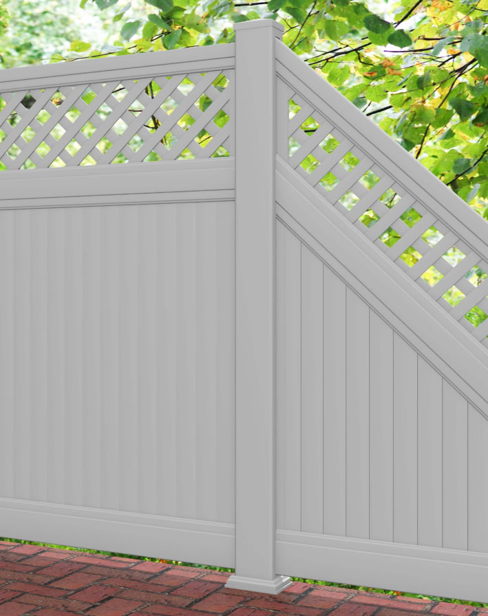 System Sichtschutz Zaun Country Line