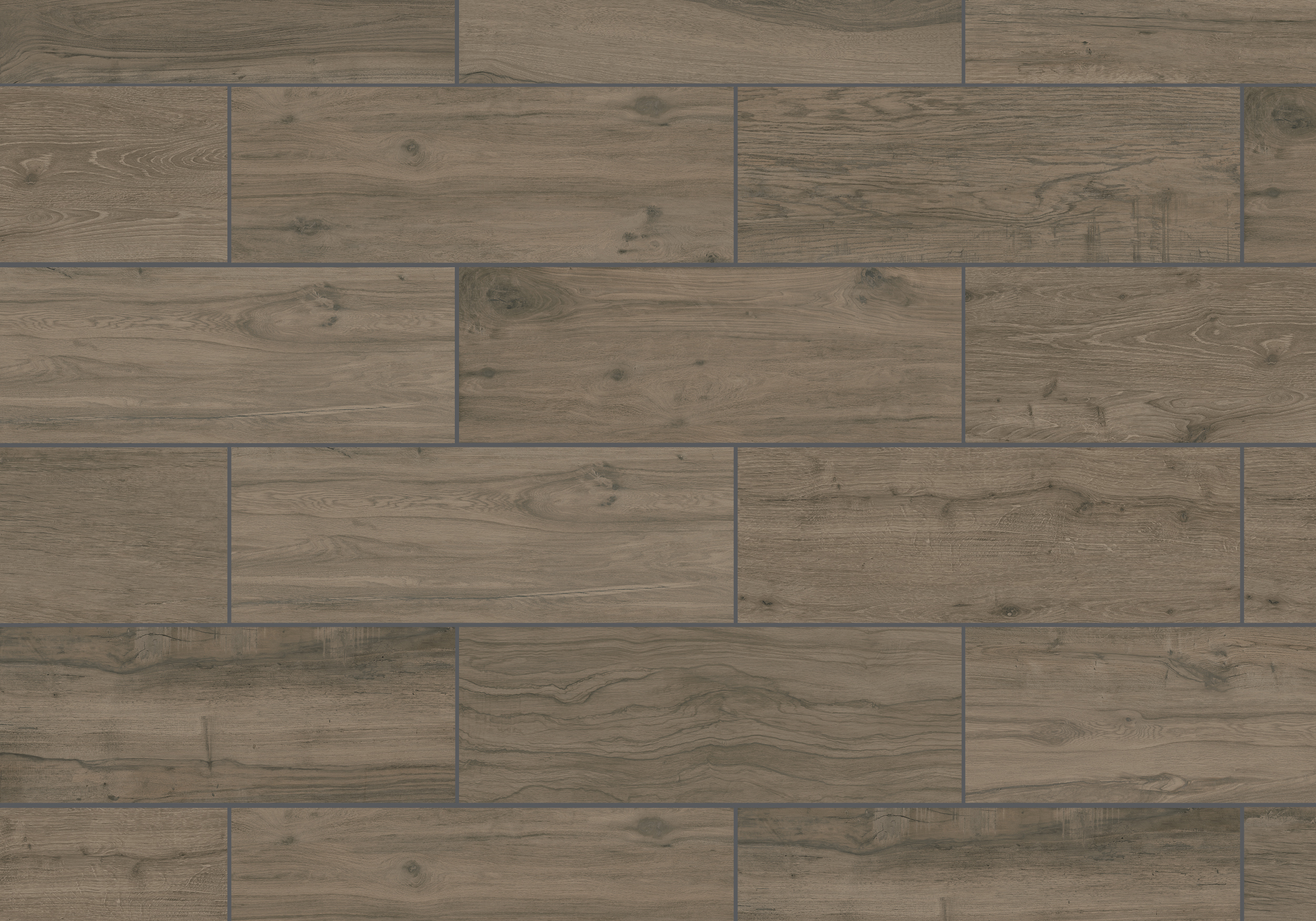 Keramische Terrassenplatte/fliese Eiche Dunkel 45x120x2cm