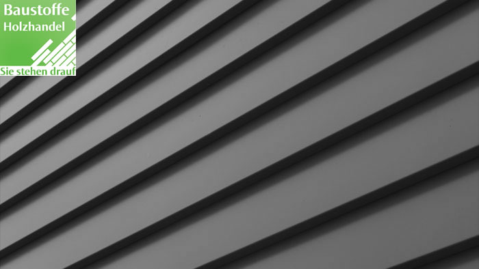 Stahlblech Fassade LP Klink Keilstülpschalung in zwei Farben