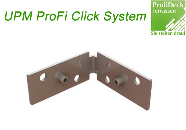 UPM ProFi Click  Eckverbinder für Aluminium UK. Ermöglicht feste und stabile 90 Grad Verbindungen ohne zu schrauben. 