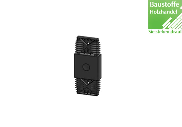 X-Verbinder für Unterkonstruktion 40x60mm in 2,0m VE = 25 Stück