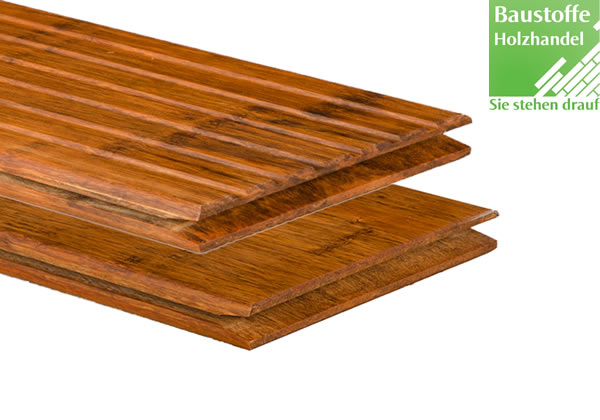 Bambus Select Terrassendiele Coffee 22x180x2200mm genutet / glatt