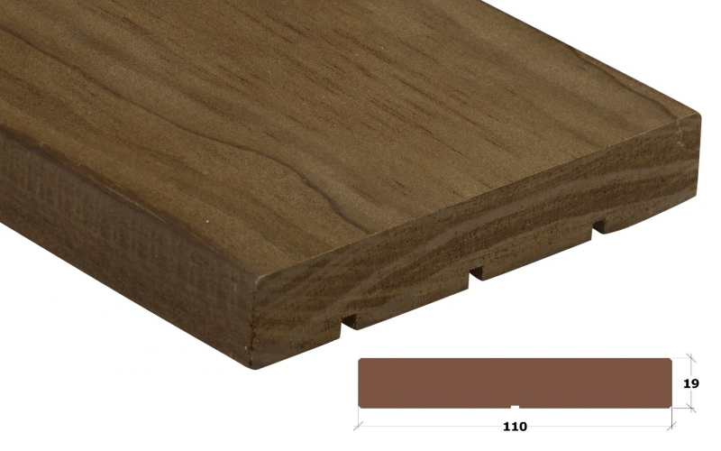 Kebony Clear Glattkant Fassadenbrett 19 x 110mm