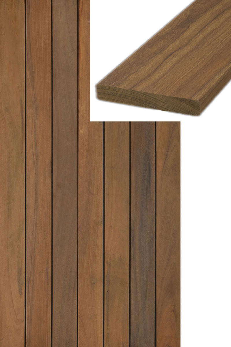 Ipe Terrassendiele 21x135mm vierseitig glatt gehobelt