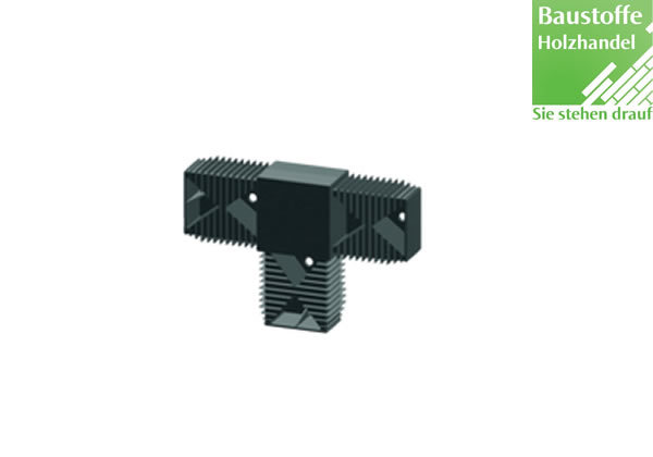 T-Verbinder für Unterkonstruktion 40x60mm in 2,0m VE = 25 Stück