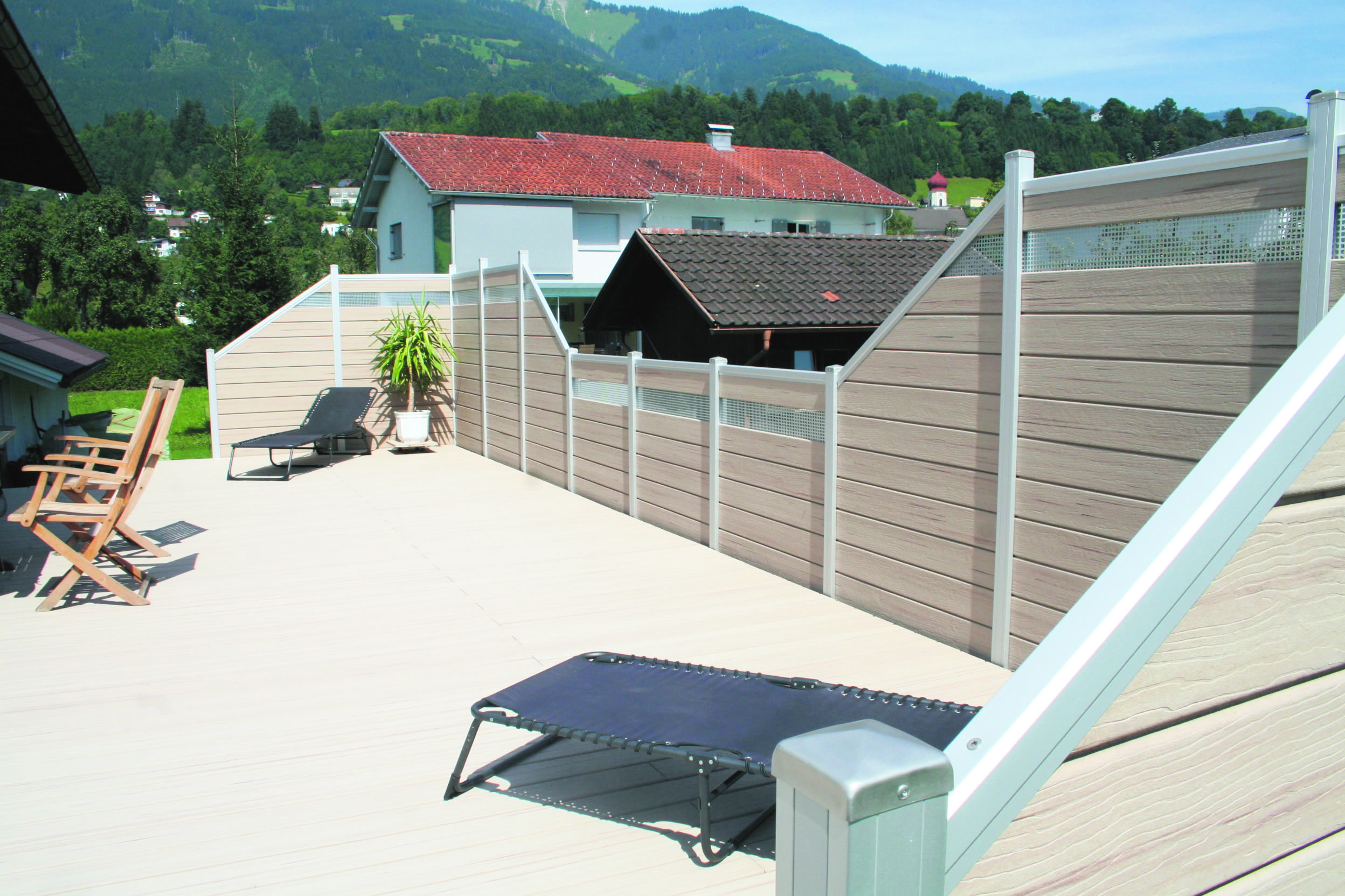 UPM Fence WPC Sichtschutzzaun komplett- hier den Bestpreis holen