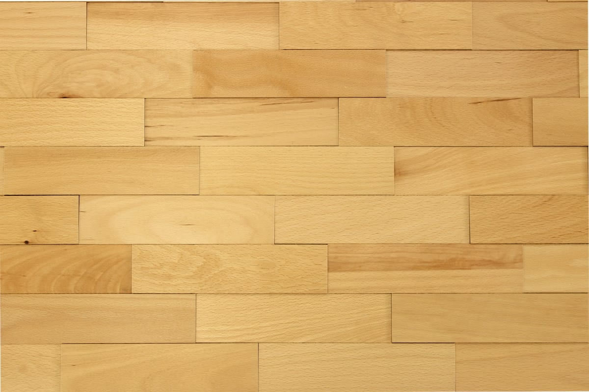 Wodewa Holzriemchen Buche 1m² in zwei Oberflächen